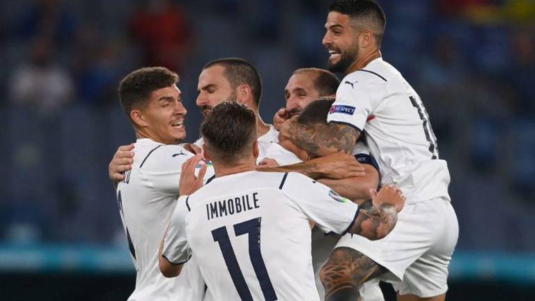 Lorenzo Insigne marcó el gol definitivo en la goleada de Italia sobre Turquía en la Eurocopa 2020.
