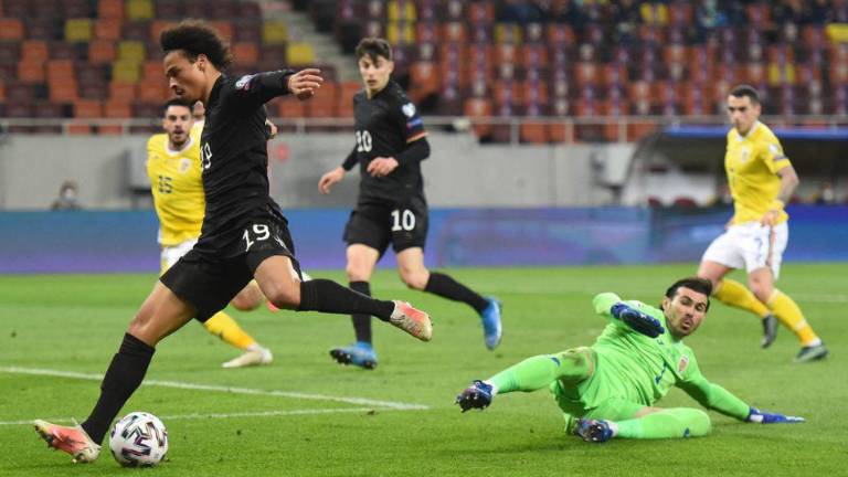 Leroy Sané falló un gol cantado.
