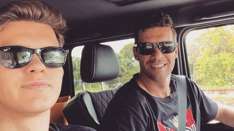 Michael Ballack sufre la pérdida de su hijo Emilio.