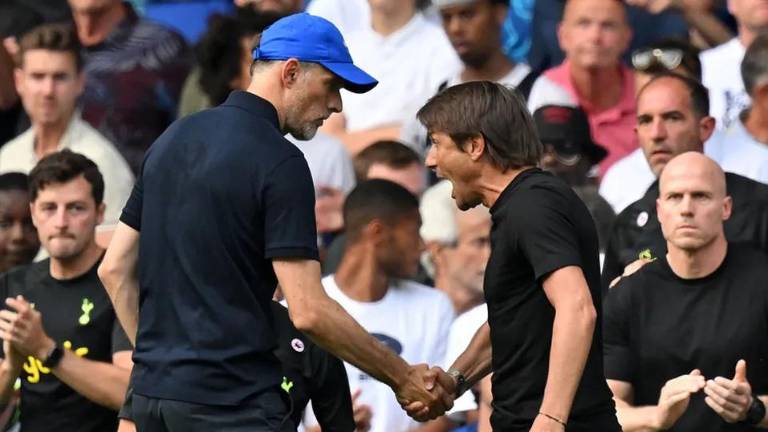Thomas Tuchel y Antonio Conte casi llegan a los golpes tras la finalización del duelo entre Chelsea y Tottenham.