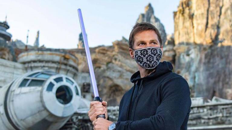 Tom Brady estuvo en Disney.