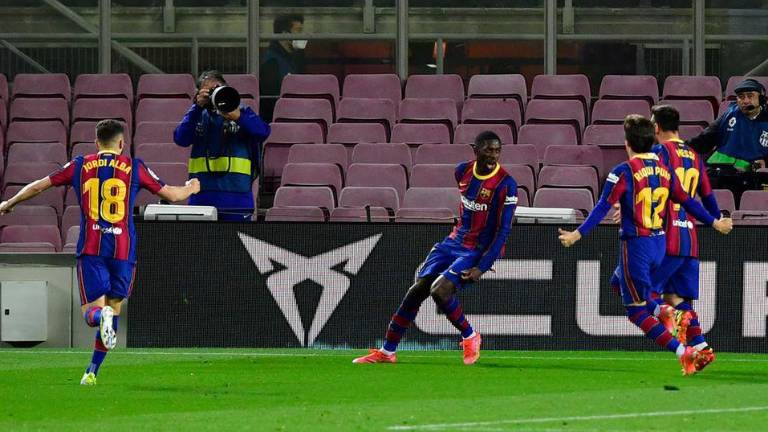 El Barcelona se salvó en el último minuto.