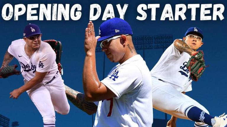 Julio Urías abrirá la campaña por Dodgers.