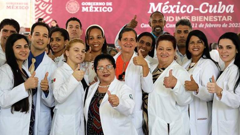 Sheinbaum aseguró que en México, los médicos que provenían de Cuba estaban bajo un contrato legal y ayudaban a la población.
