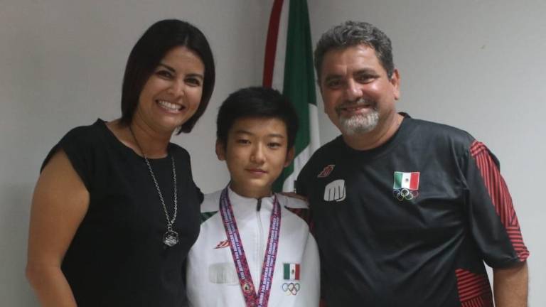 Fabiola Verde, Kaito Daniel Yoshii y Jesús Moreno.
