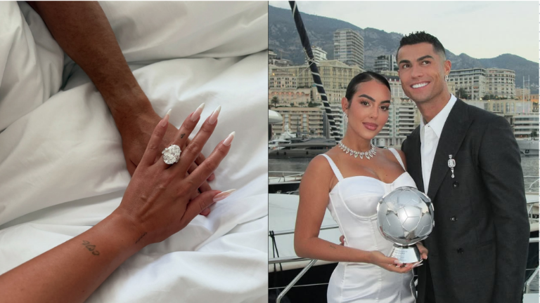 Georgina Rodríguez y Christiano Ronaldo.