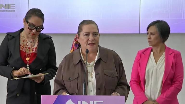 La consejera presidenta del INE, Guadalupe Taddei, aclara quién presidirá la Corte.