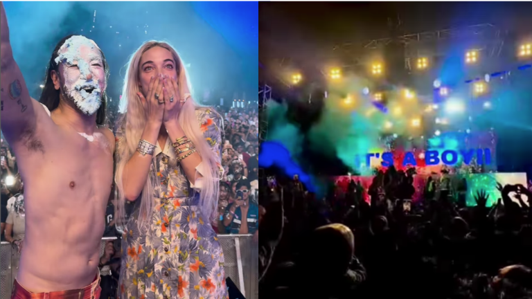 Steve Aoki y su esposa Sasha revelan el sexo de su primer bebé.