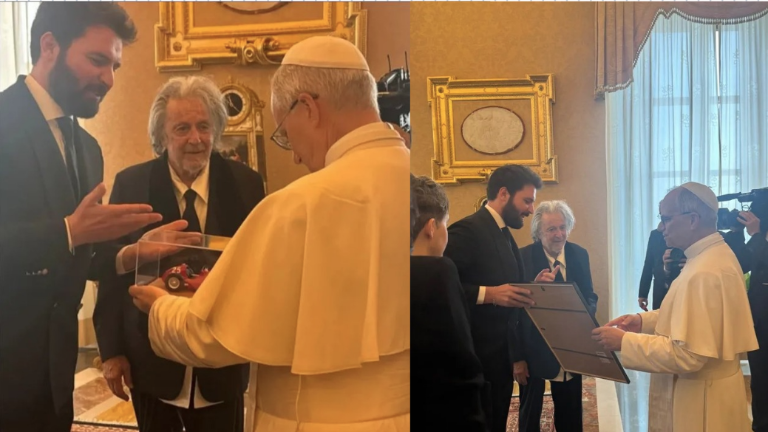 El actor se reúne con el Papa León XIV.