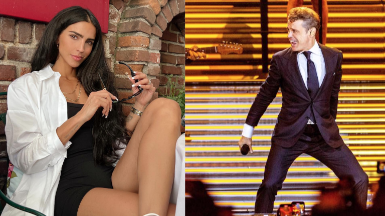 Bárbara de Regil, sale inconforme de un concierto de Luis Miguel.