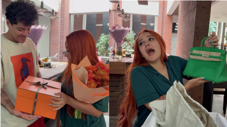 Eduin Caz regala costoso bolso a su esposa Daisy Ananí.