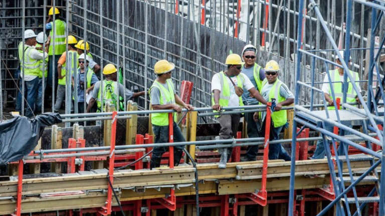 Obras de expansión del Canal de Panamá.