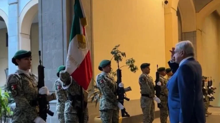 Una de las imágenes del video de despedida del Presidente de México Andrés Manuel López Obrador.