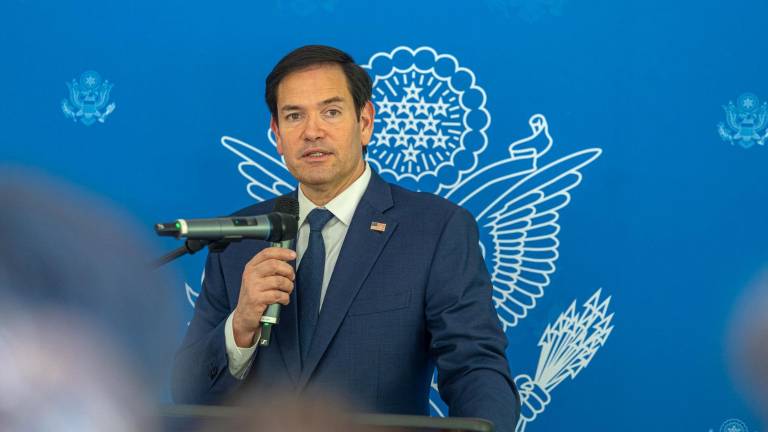 El Secretario de Estado de Estados Unidos, Marco Rubio, agradece a México el envío de militares a la frontera norte.
