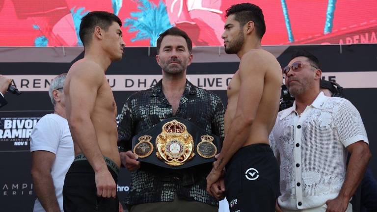 Dmitry Bivol y Gilberto “Zurdo” Ramírez no tuvieron problema para dar el peso.