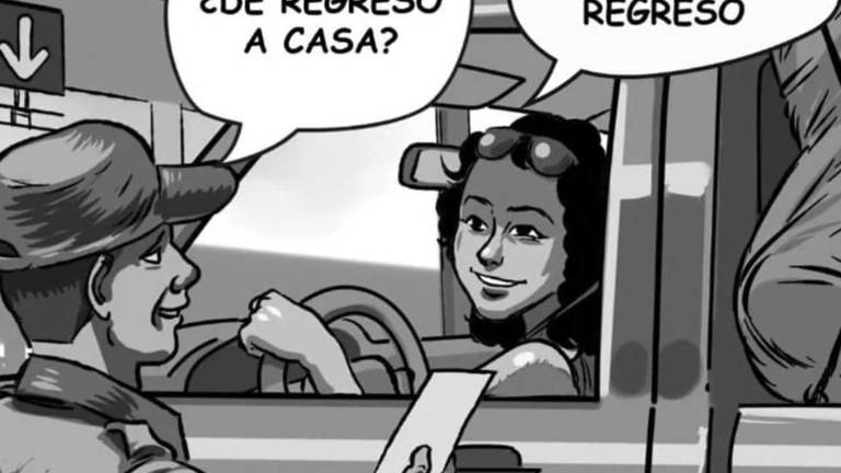 Imágenes del video que difunde la Embajada de Estados Unidos para promover la autodeportación.
