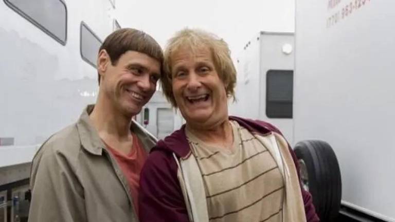 Jim Carrey en “Dos tontos muy tontos”.