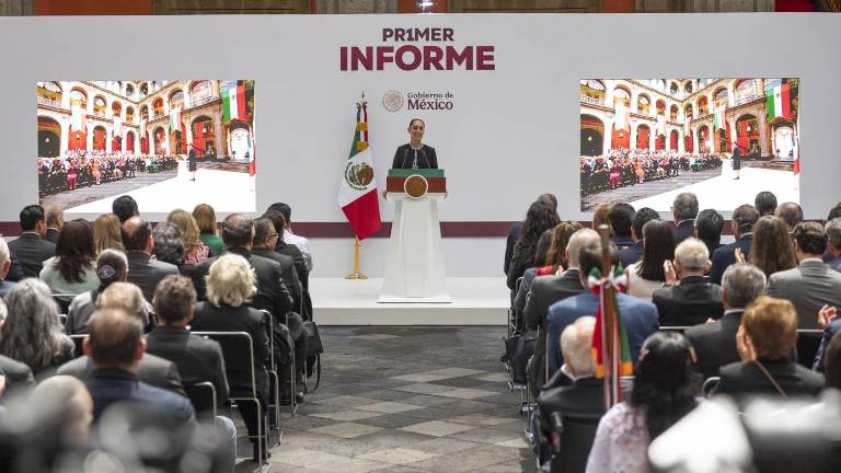La Presidenta de México Claudia Sheinbaum Pardo destacó avances de seguridad.