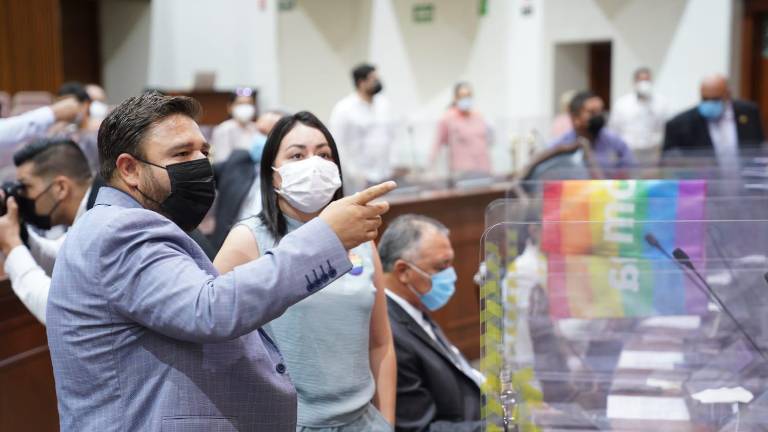 Diputados locales en la sesión de este martes.