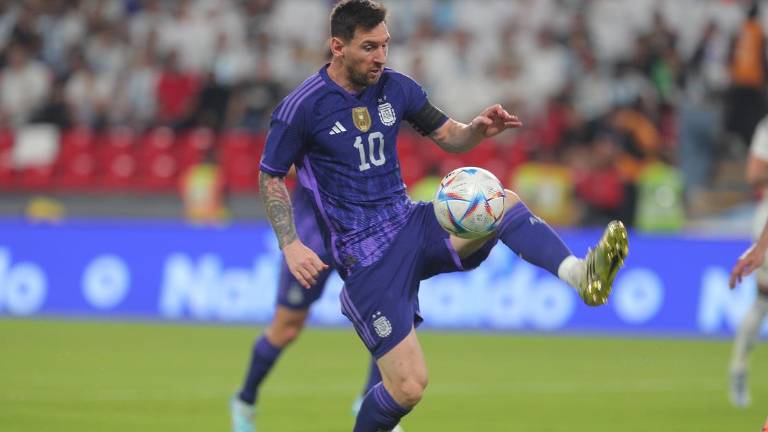 Lionel Messi marcó el cuarto gol de Argentina.