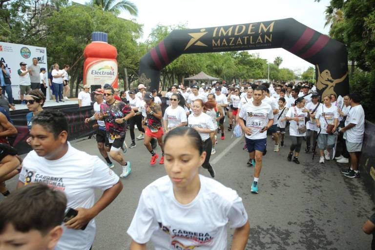 En la lucha contra la adicciones, Mazatlán se suma a la edición 18 de la Carrera Nacional por la Salud
