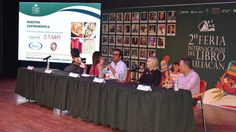 Presentación del programa de la edicion dos de la Feria Internacional del Libro de Culiacán 2023.