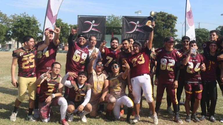Pieles Rojas de Mazatlán celebra su bicampeonato.