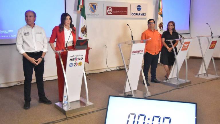 Se realizó el primer debate económico entre las fórmulas aspirantes al Senado de la República en Sinaloa.