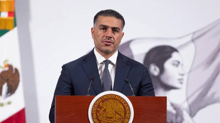 Omar García Harfuch, Secretario de Seguridad, habla sobre las investigaciones del huachicol.