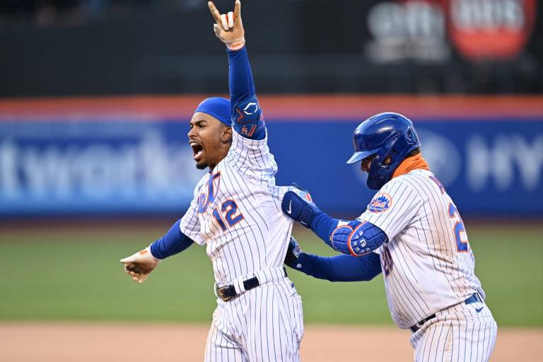 Francisco Lindor fue el héroe de Mets en el primer juego