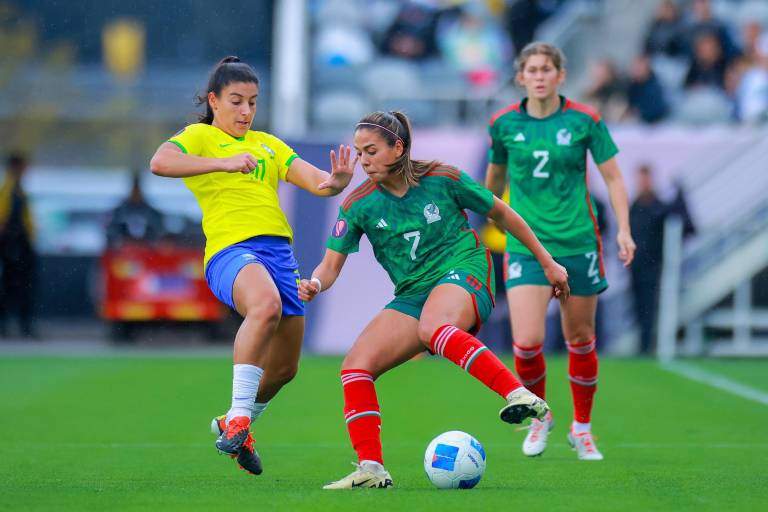 ¡Demasiada pieza! Brasil elimina a México de la Copa Oro W
