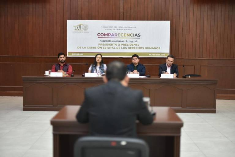 Culminan las comparecencias para la presidencia de la CEDH en Sinaloa