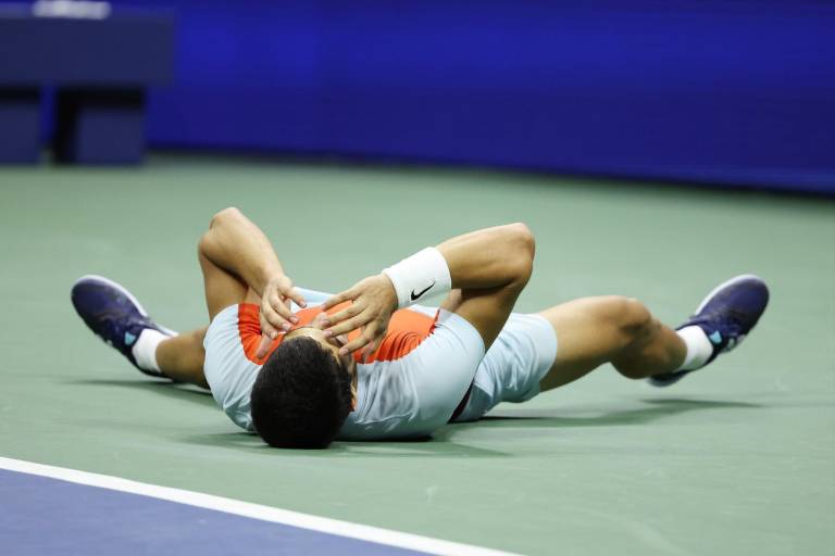 Subastan tenis con los que Carlos Alcaraz ganó el US Open