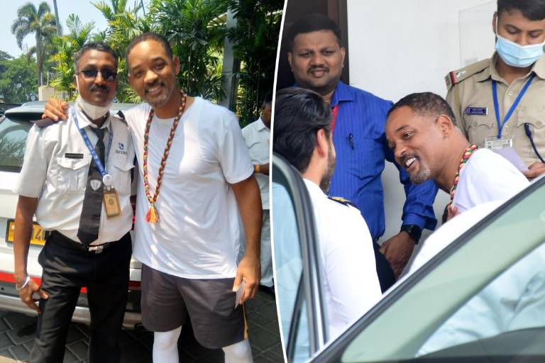 Reaparece Will Smith en la India, tras escándalo de los Oscar