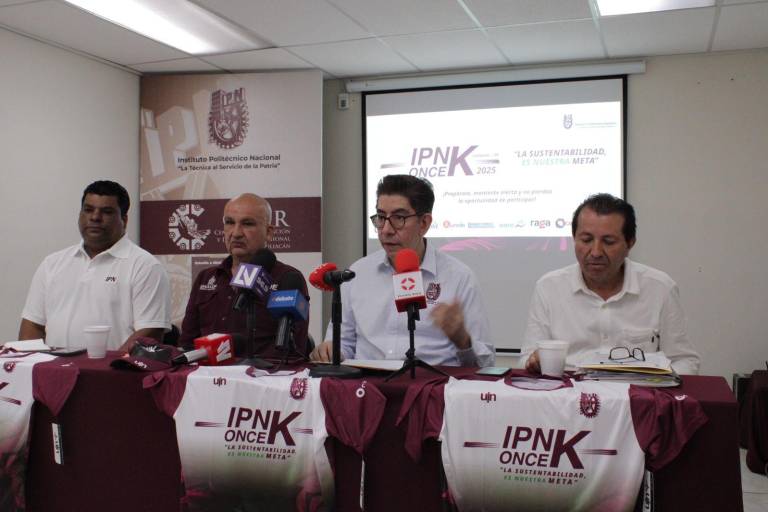 Presentan oficialmente la carrera pedestre IPN Once K de 5 Kilómetros 2025 en Culiacán