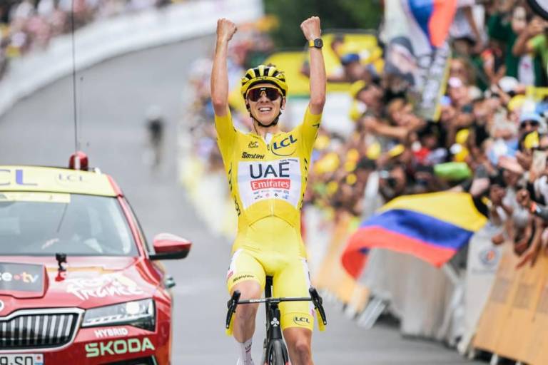 Tadej Pogacar se corona en el último puerto de montaña y se lleva etapa 19 del Tour de Francia