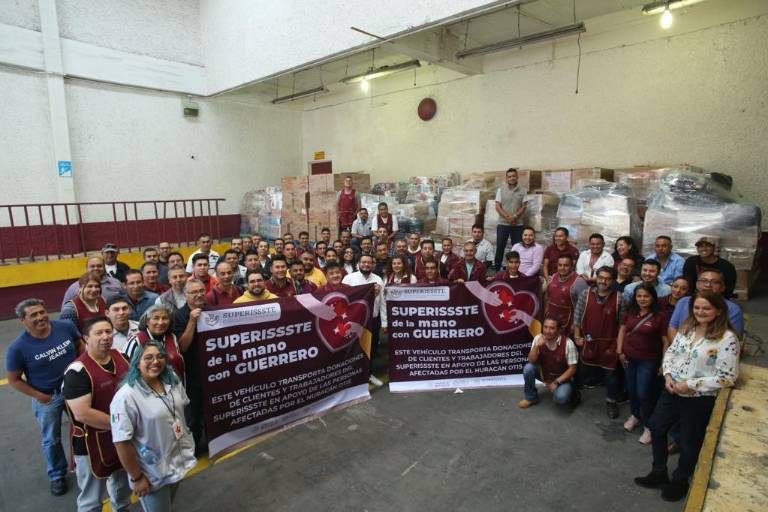 Intensifica Issste apoyo con 10 toneladas de víveres para Acapulco
