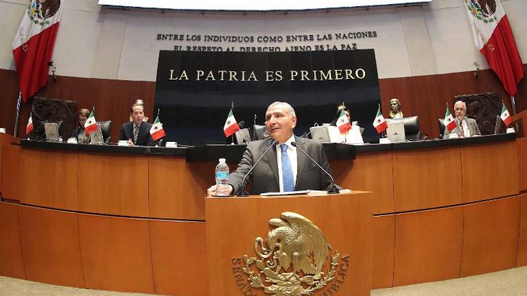 Adán Augusto López Hernández, coordinador de Morena en el Senado, fue Gobernador de Tabasco.
