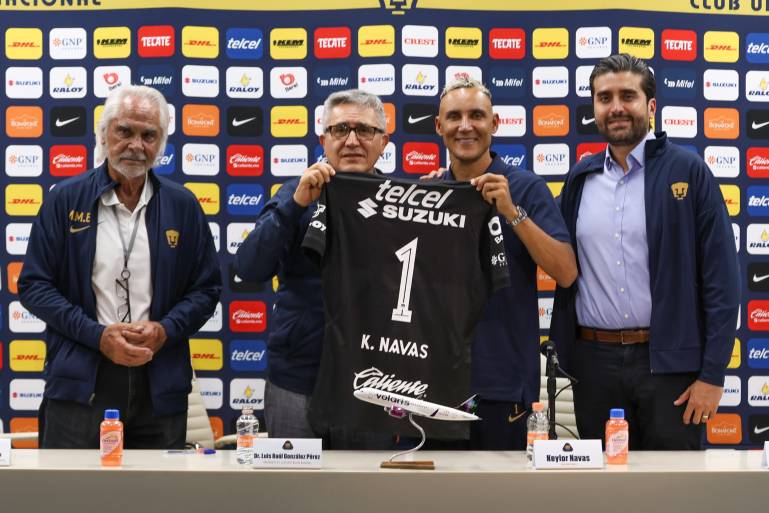Keylor Navas llega a Pumas tras el consejo de Miguel Herrera y el impulso de Sergio Ramos