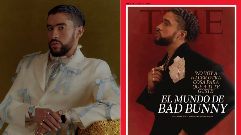 Bad Bunny aparece en la portada de Time.