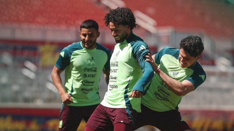 César “Chino” Huerta, aquí en un entrenamiento de la Selección Mexicana, será baja por el Tri para esta Fecha FIFA.