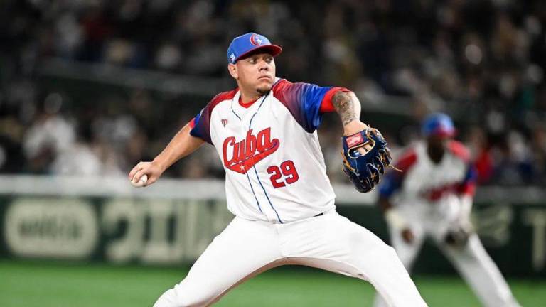 Yariel Rodríguez fue el as de la rotación de Cuba en el Clásico Mundial 2023.