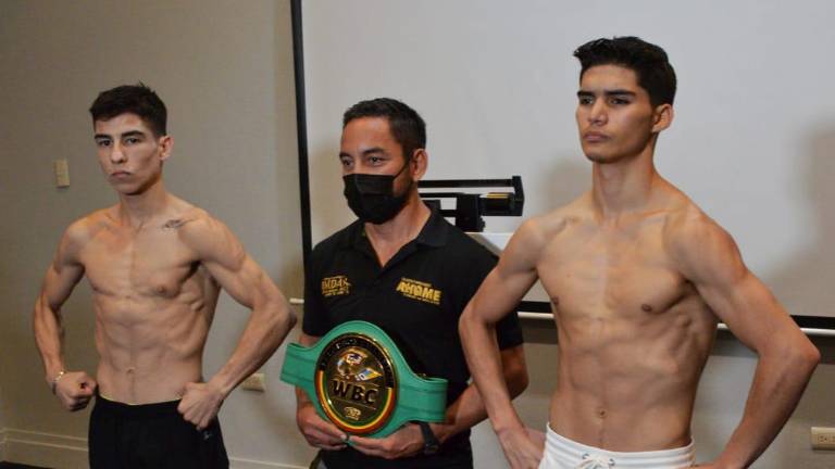 Karim ‘Bullterrier’ Arce y David Cuéllar están listos para soltar los puños este sábado.