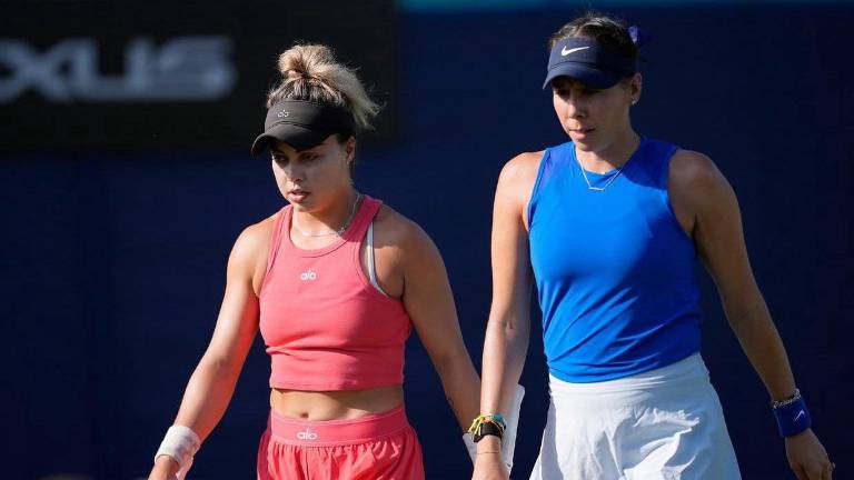 Renata Zarazúa y Giuliana Olmos caen en tres sets.