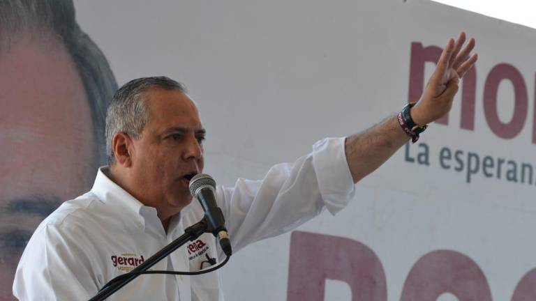 El candidato de la alianza Morena-PAS a la Alcaldía de Ahome, Gerardo Vargas Landeros.