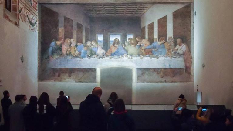 La última cena de Leonardo Da Vinci
