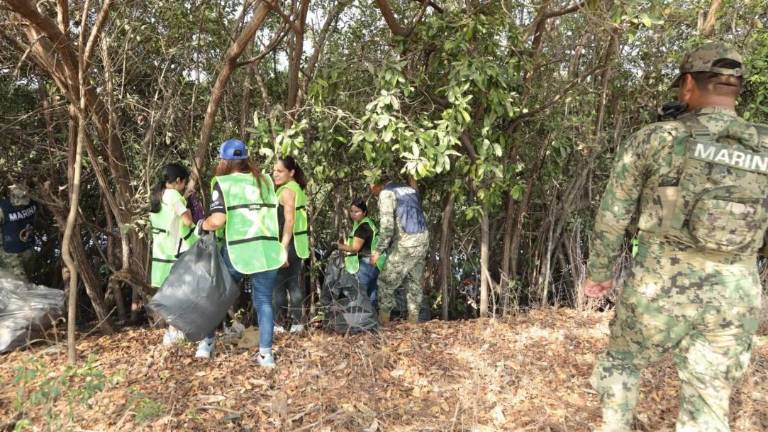 Personal de Pinsa participó en la jornada de limpieza del Estero del Infiernillo en días anteriores.