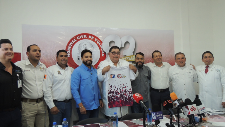 Organizadores de la carrera invitan a celebrar el 93 aniversario del Hospital Civil de Culiacán.