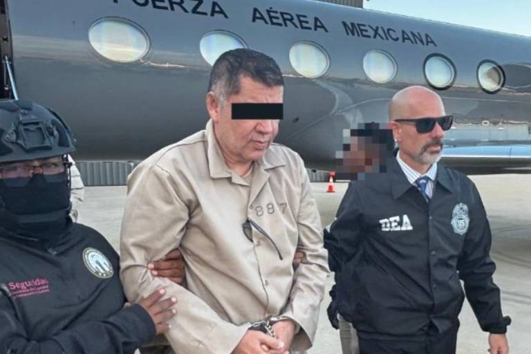Jefe de la DEA presume foto con ‘El Cuini’, cuñado de ‘El Mencho’, esposado