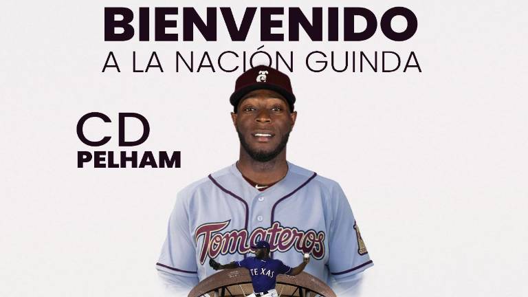 CD Pelham buscará aportar su poder desde el montículo para Tomateros de Culiacán.
